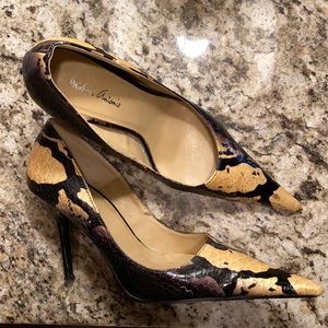 Michael Antonio Duotone Black/Gold 4” Stiletto